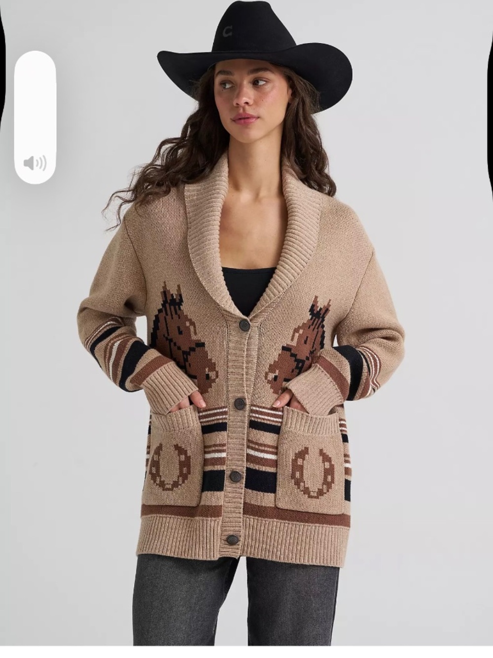 Wrangler Retro Montana Cardigan Size M - Picture 2 of 10